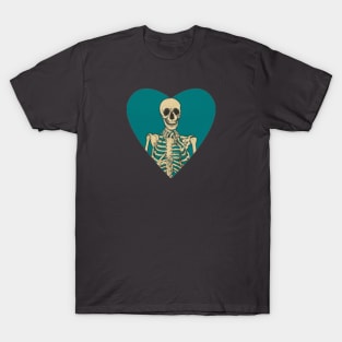 "Skeletal love" Valentines Day T-Shirt